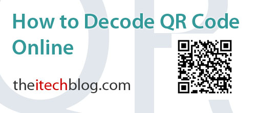 How To Decode Read QR Code Online