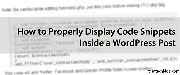 Inserting Code Inside WordPress Post