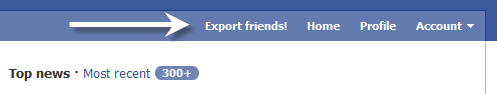 facebook friend exporter