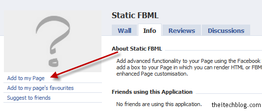 fbml add page